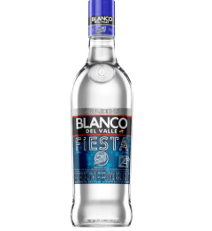 AGUARDIENTE BLANCO DEL VALLE FIESTA ( tapa azul )
