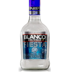 AGUARDIENTE BLANCO DEL VALLE FIESTA ( tapa azul )