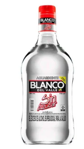 AGUARDIENTE SIN AZUCAR (Tapa Roja)