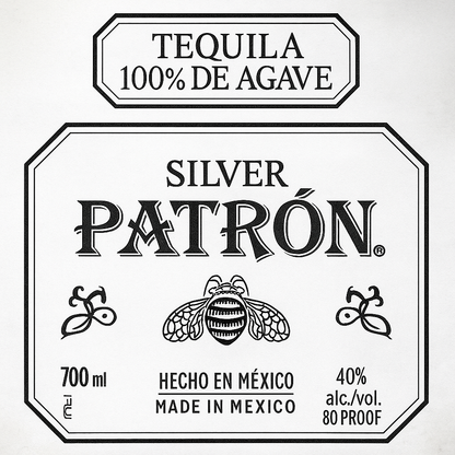 TEQUILA PATRON SILVER